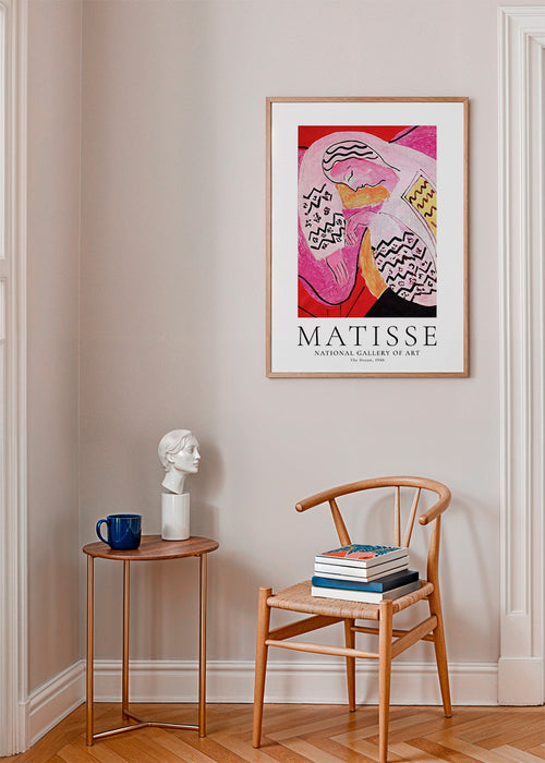 Ilustração Matisse figura adormecida