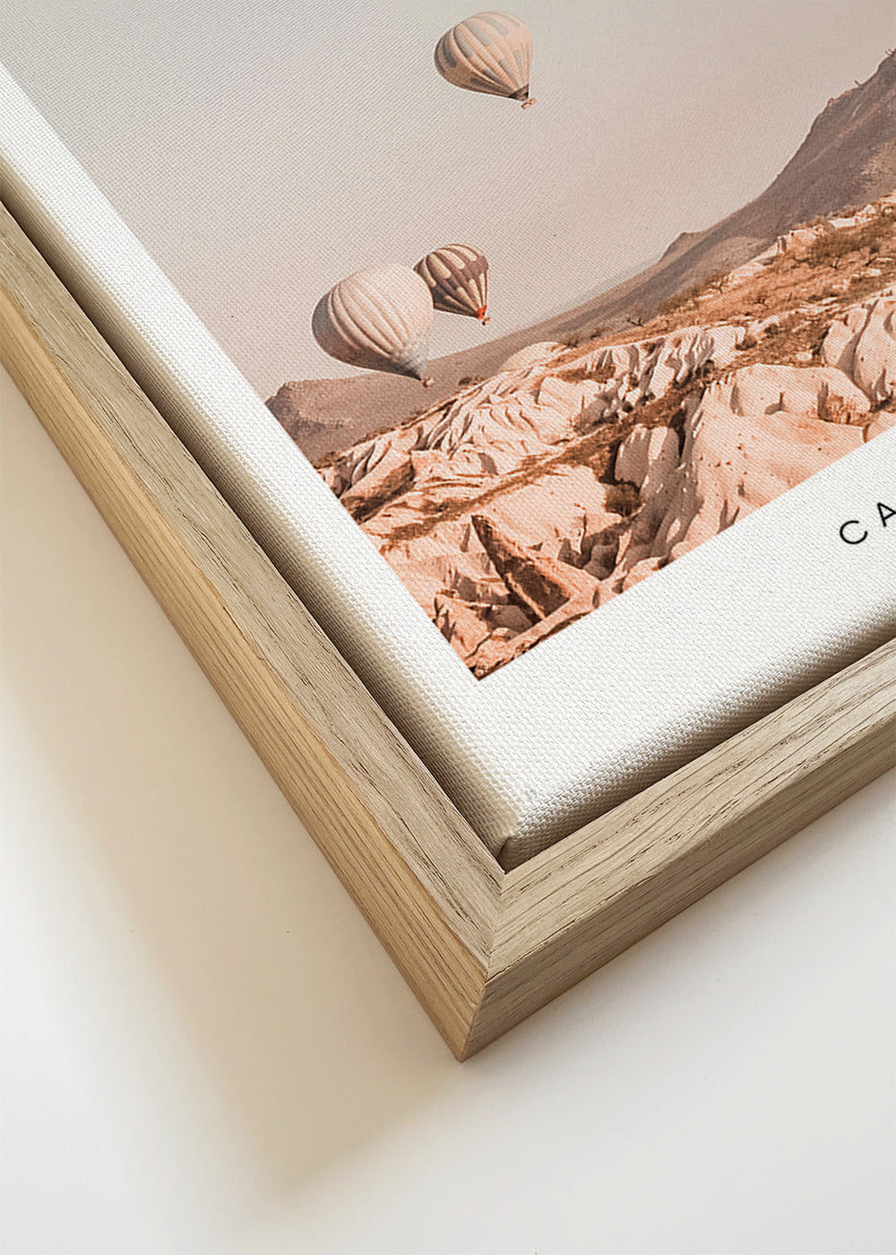 Quadro de viagem: balões na Capadócia
