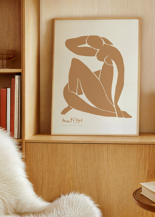 Ilustração figura feminina minimalista