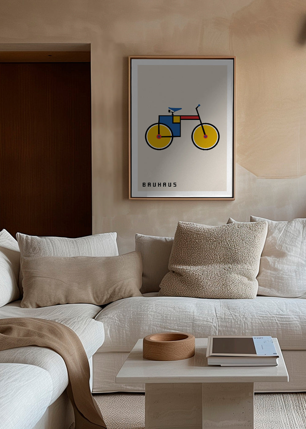 Quadro geométrico bicicleta Bauhaus