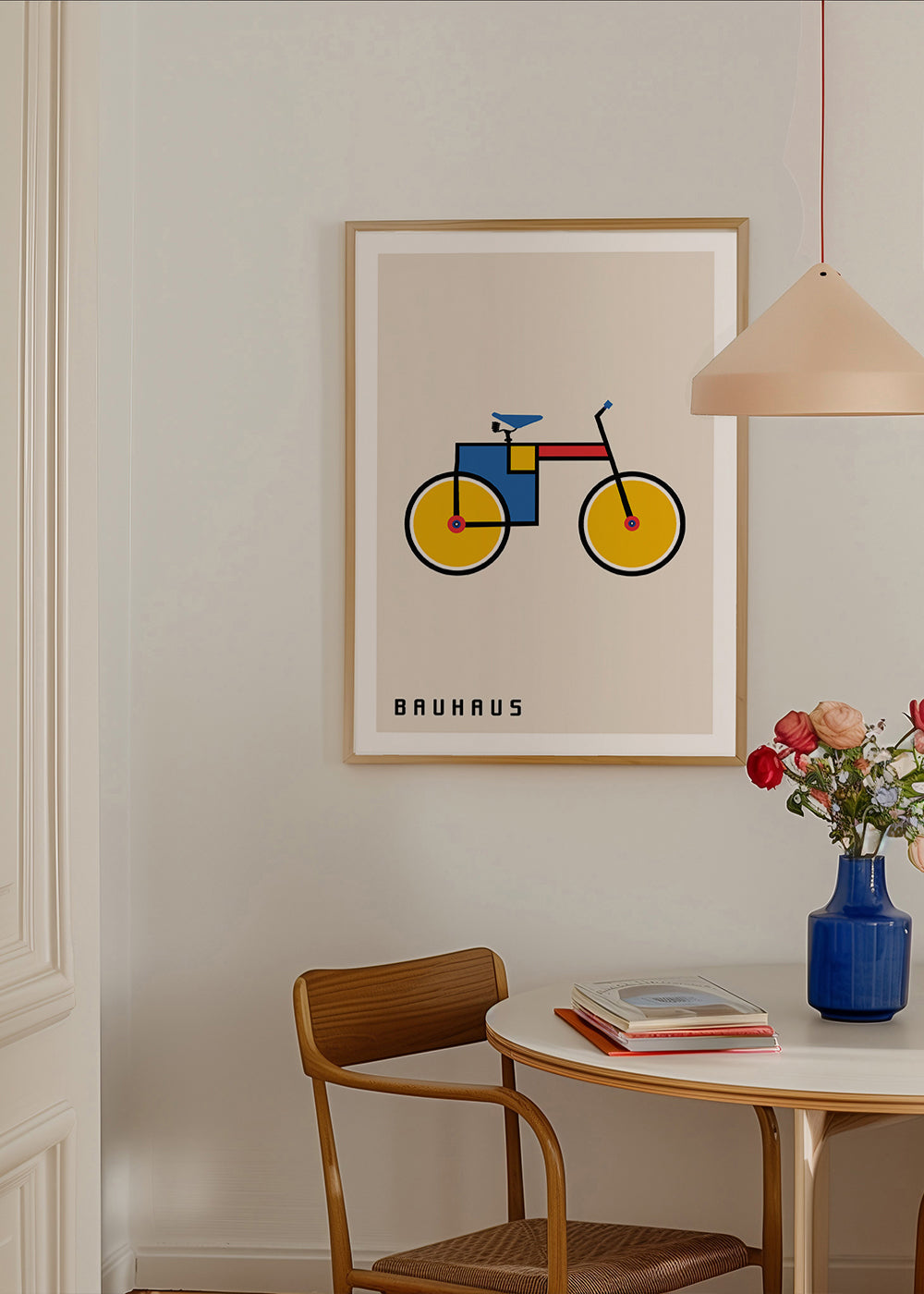 Quadro geométrico bicicleta Bauhaus