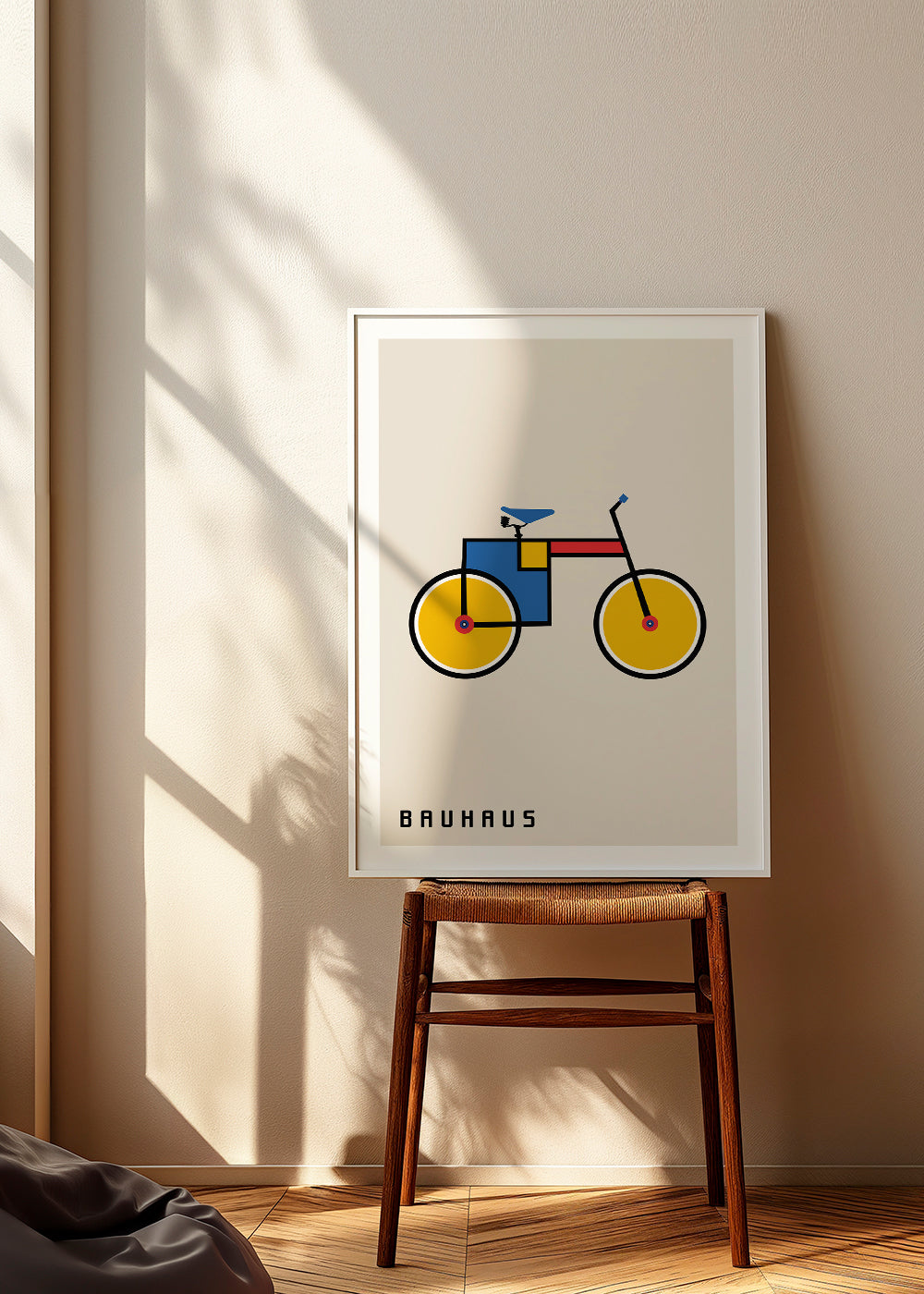 Quadro geométrico bicicleta Bauhaus
