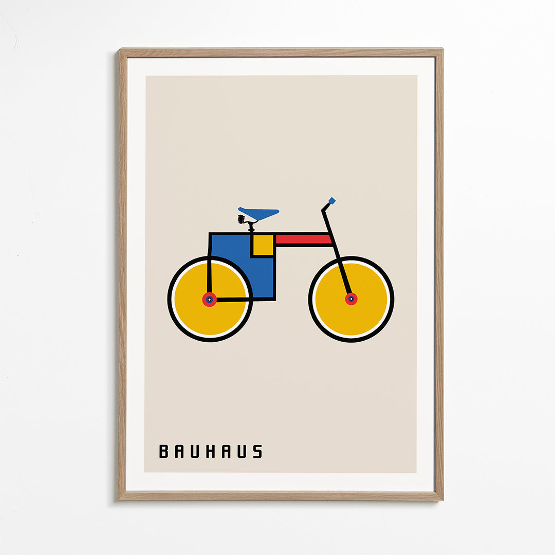 Quadro geométrico bicicleta Bauhaus