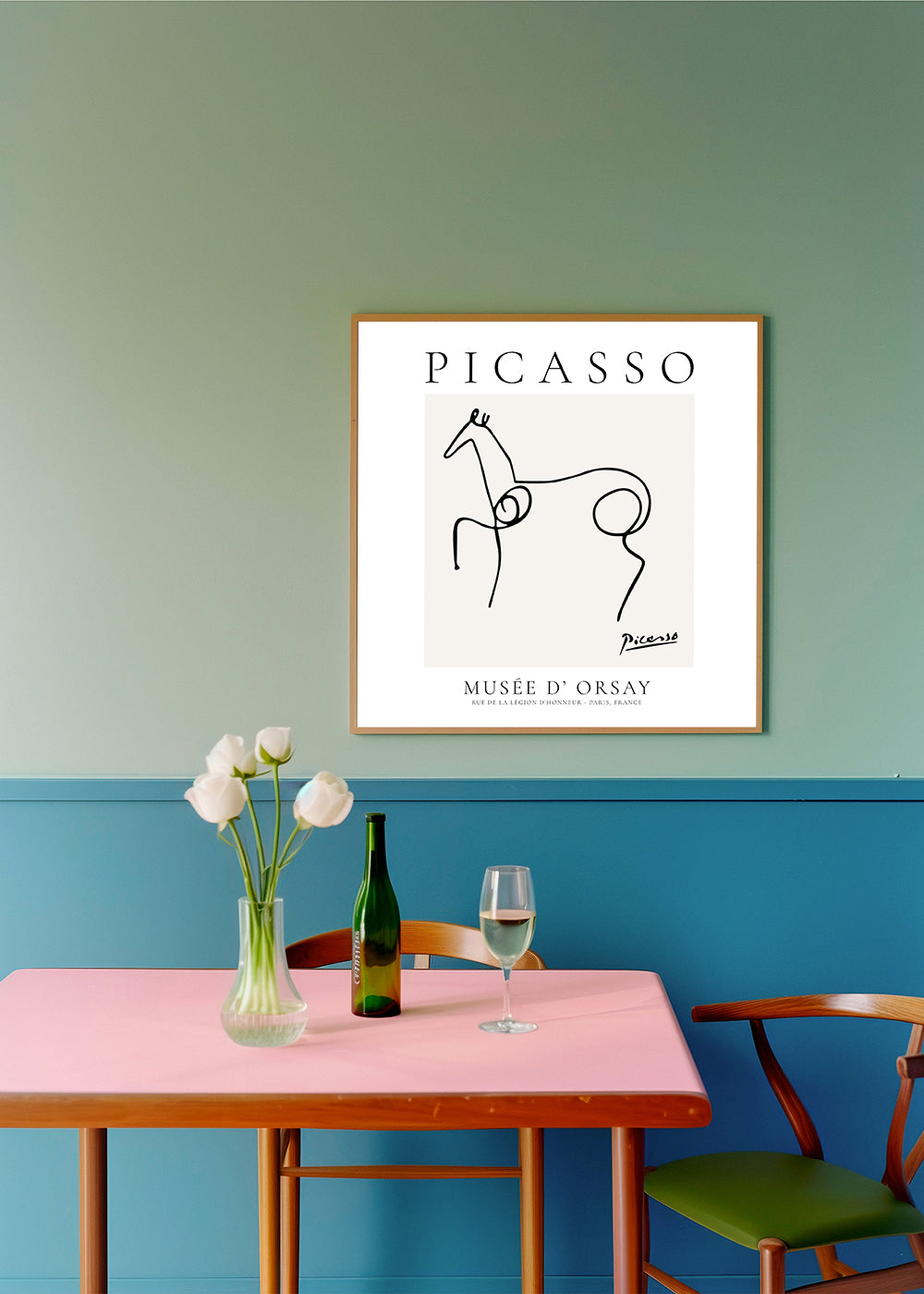 Pablo Picasso Animals Drawing Horse II