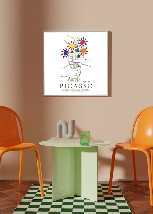 Estampa botânica: esboço de buquê floral