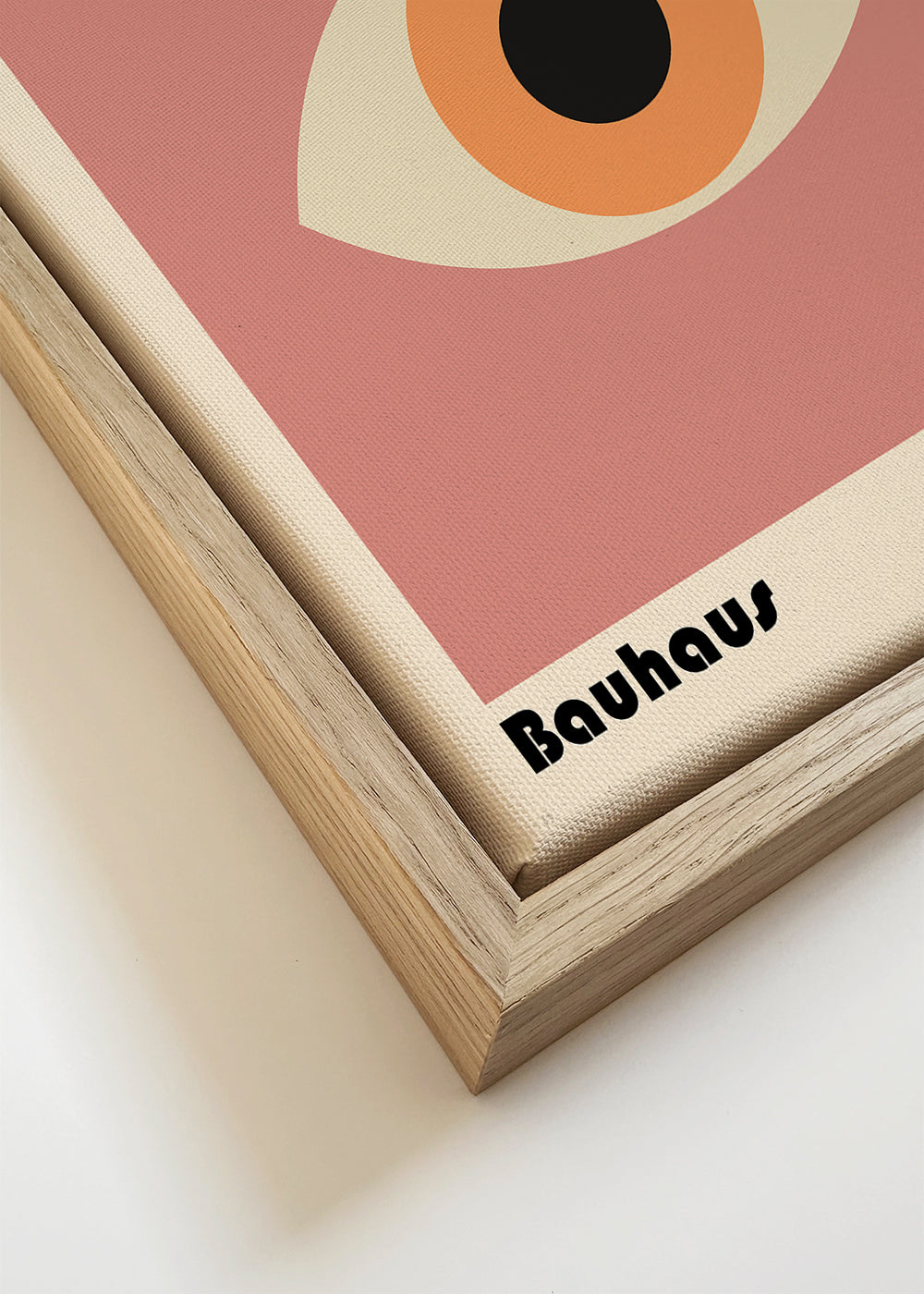 Poster geométrico olho Bauhaus