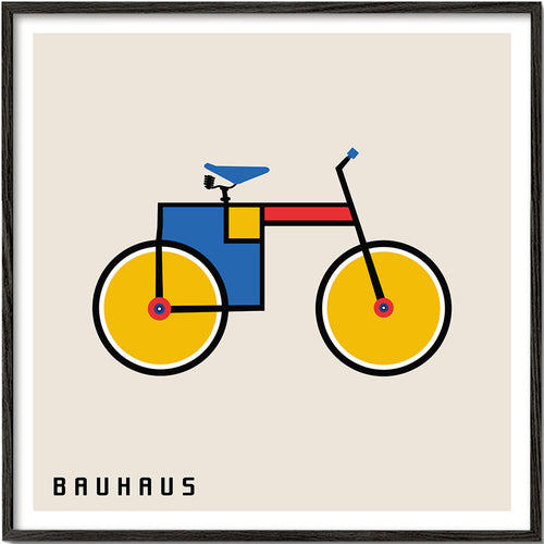Ilustração Bauhaus bicicleta
