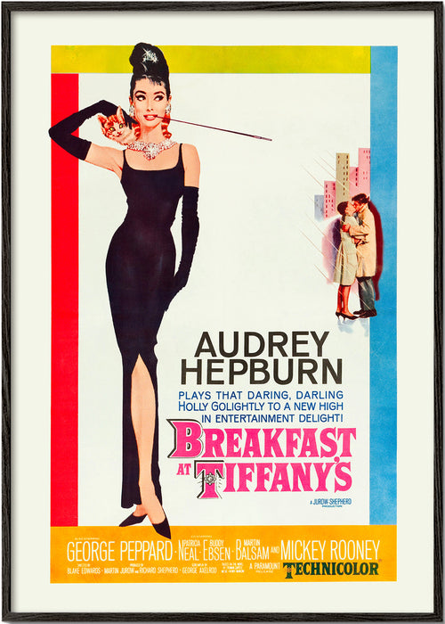 Poster vintage Audrey Hepburn clássico