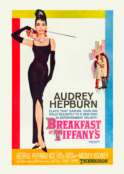 Poster vintage Audrey Hepburn clássico