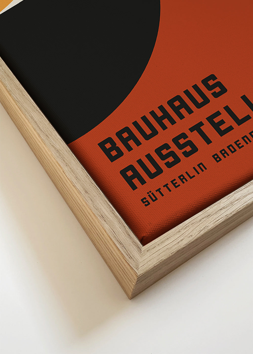 Poster vintage Bauhaus em blocos geométricos
