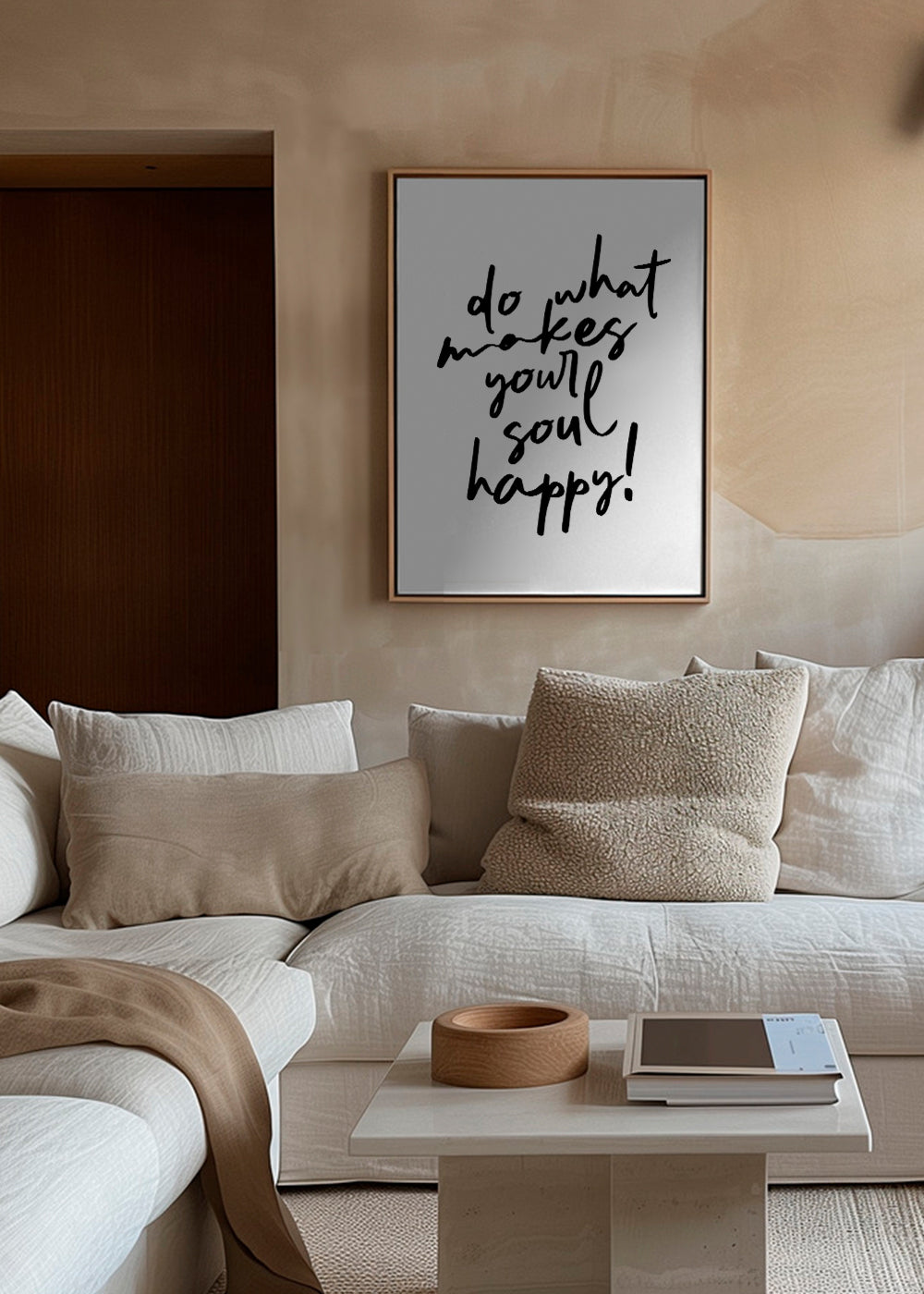 Do what makes your soul happy quote poster