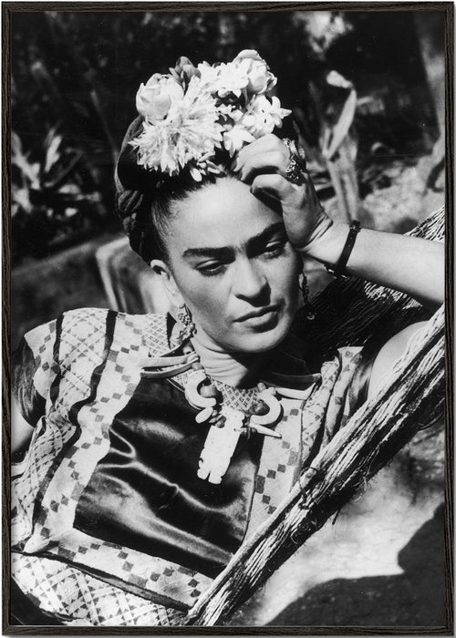 Fotografia vintage de Frida Kahlo em retrato
