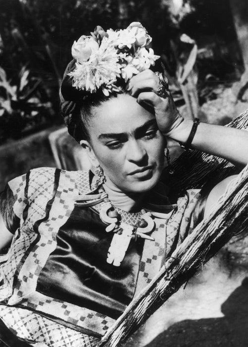 Fotografia vintage de Frida Kahlo em retrato