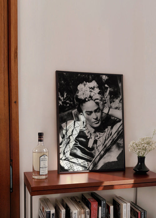 Fotografia vintage de Frida Kahlo em retrato