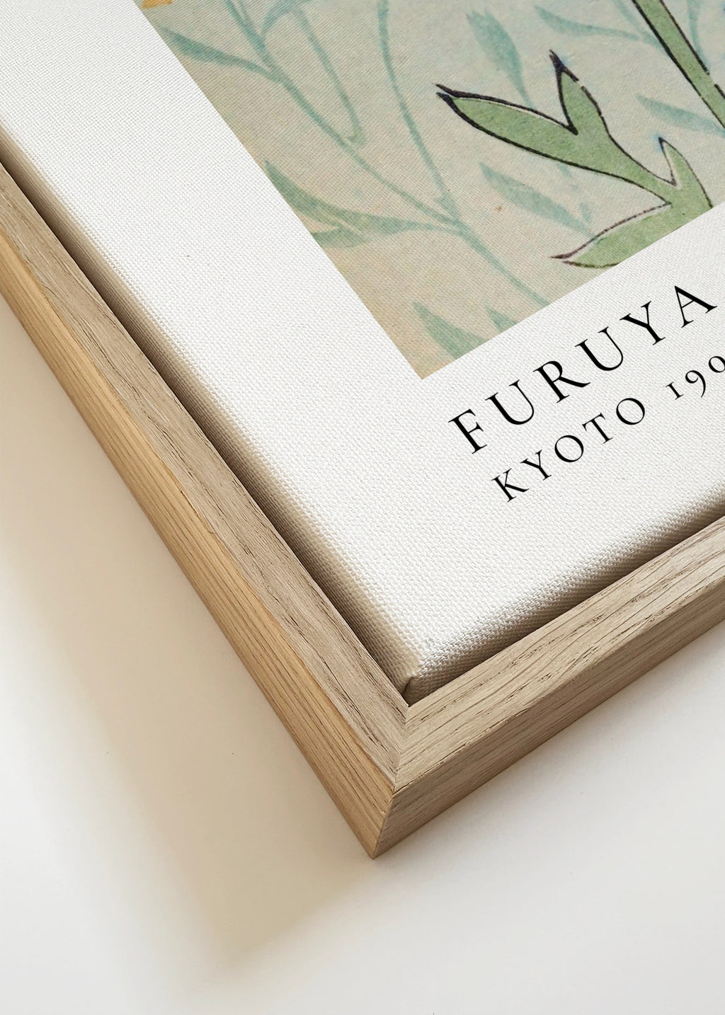 Floral Design II Shin-bijutsukai by Korin Furuya - Square - Framed canvas detail