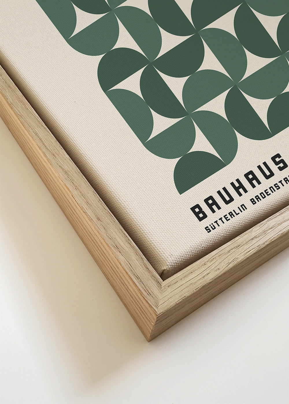 Quadro geométrico Bauhaus verde 1923