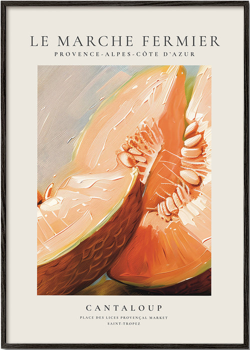 Arte para cozinha: Cantaloupe mercado provençal