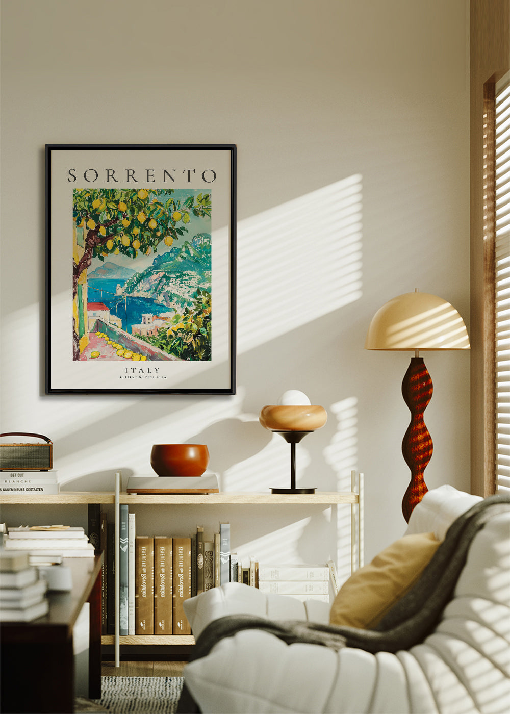Arte de viagem: Sorrento e limoeiro