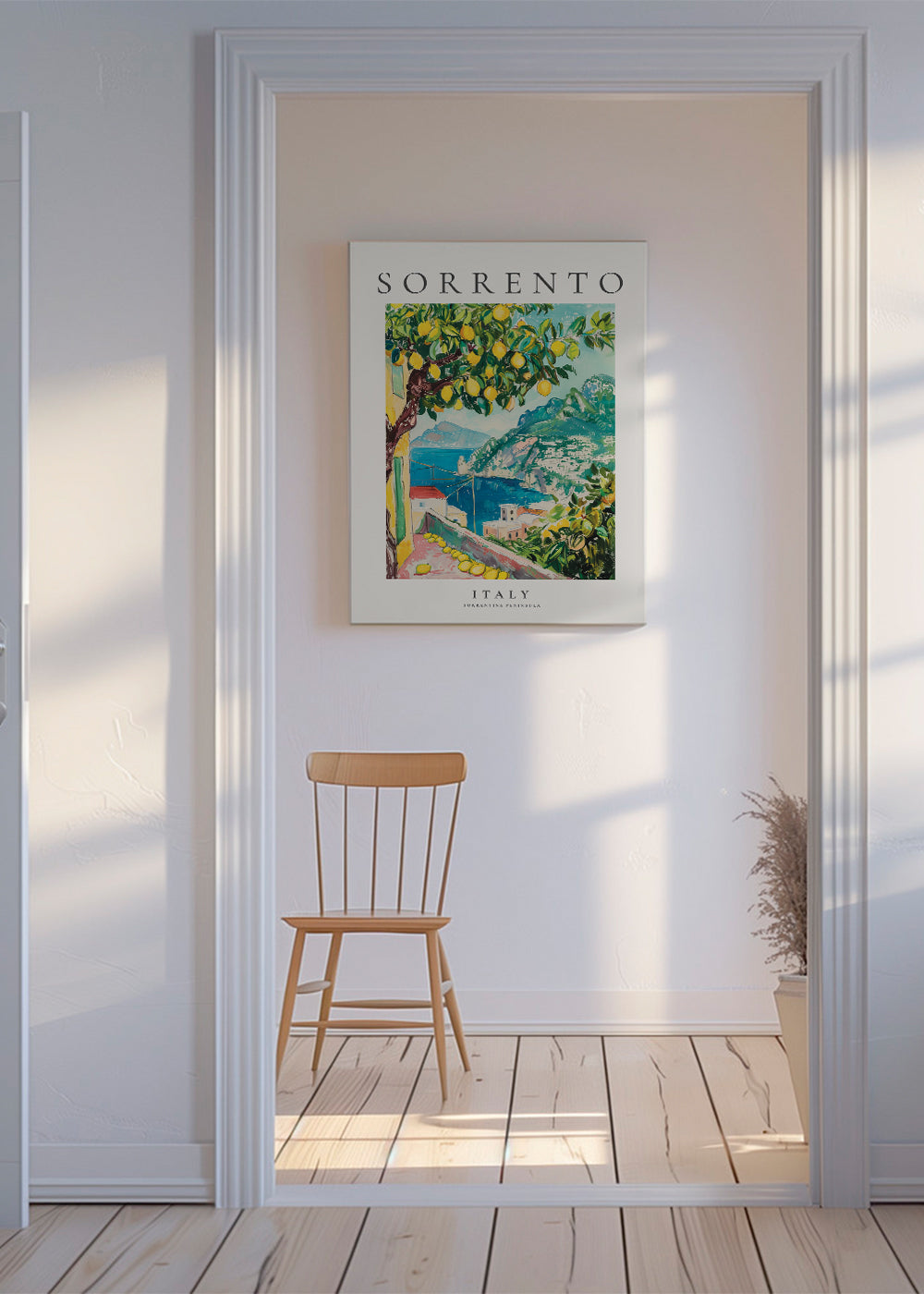 Arte de viagem: Sorrento e limoeiro