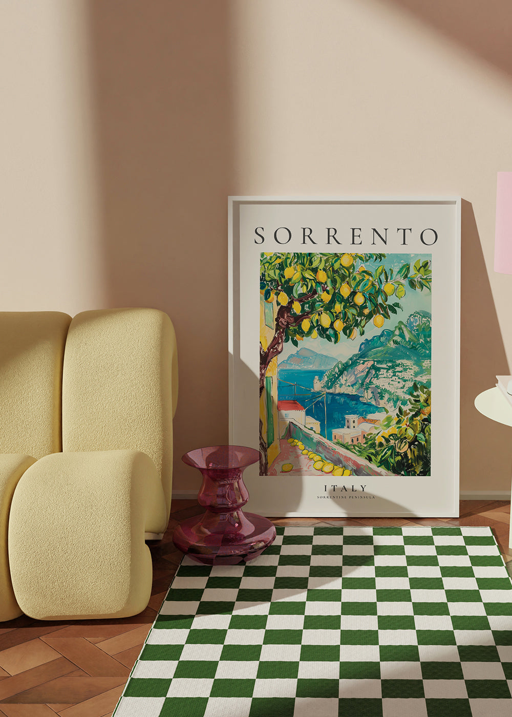 Arte de viagem: Sorrento e limoeiro
