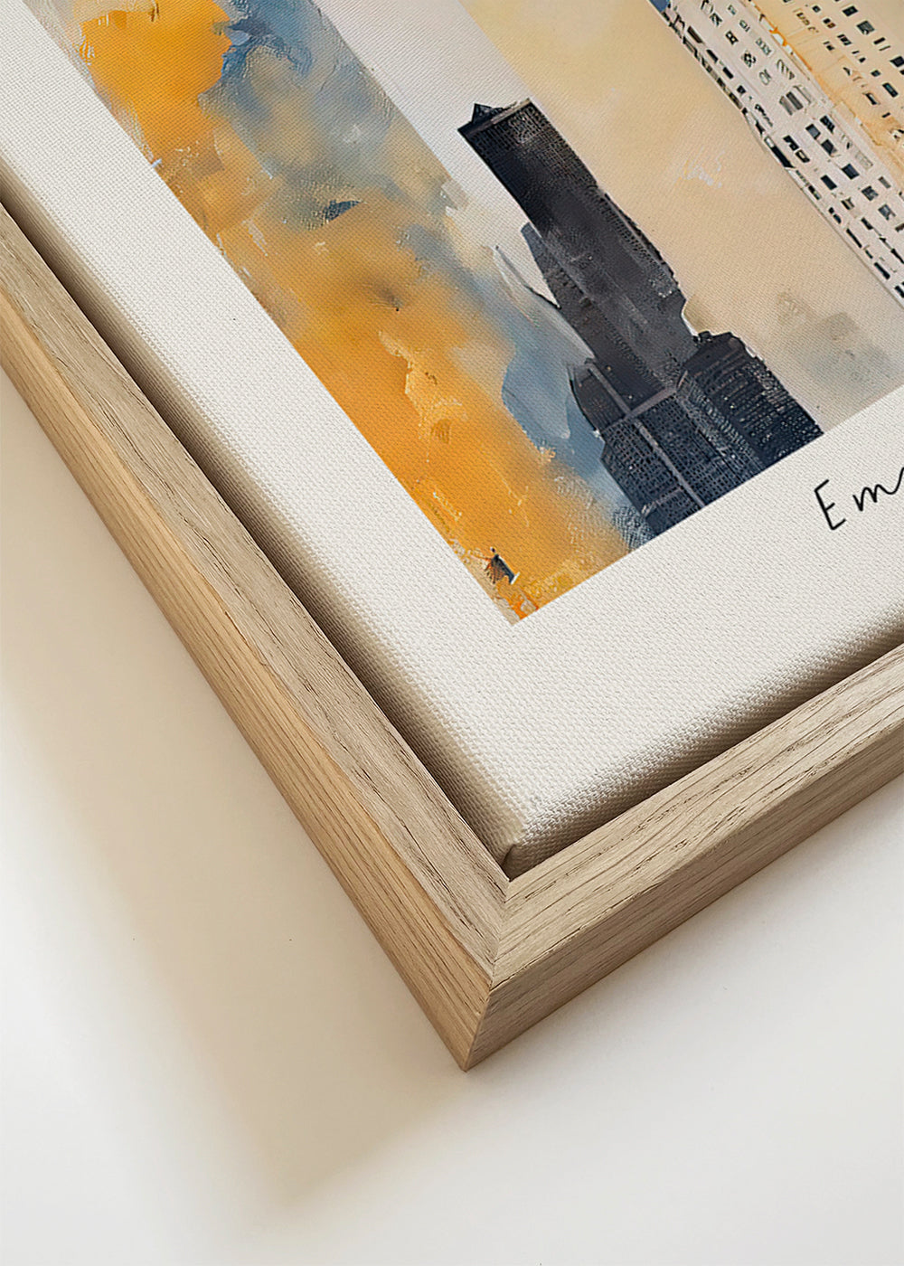 Quadro de cidades New York skyline pictórico