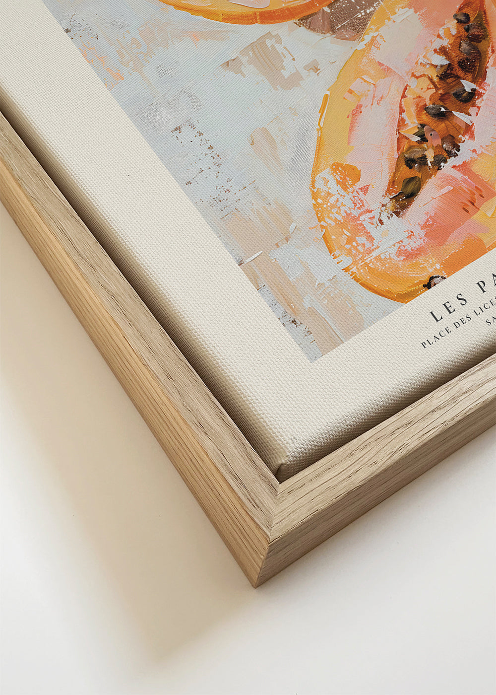 Arte para cozinha Papaya poster francês