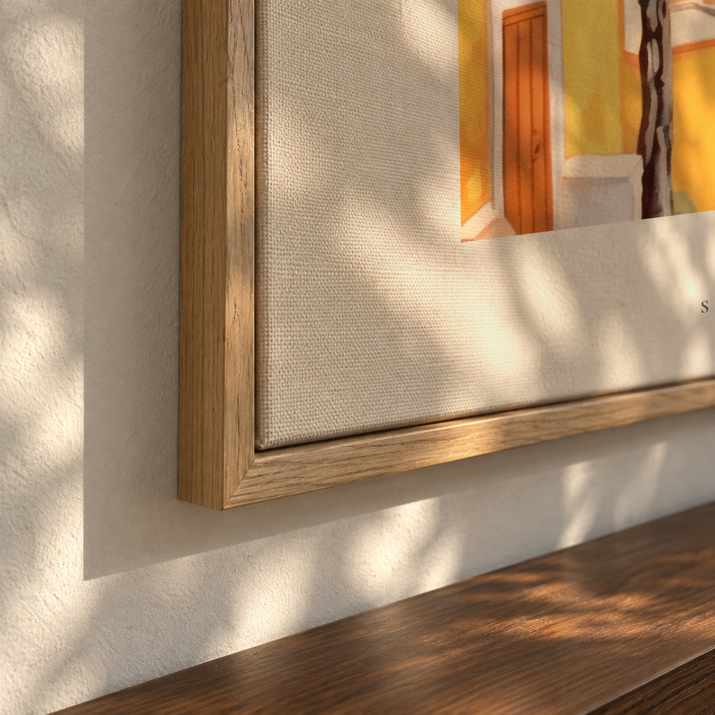 Capri, Italy - SQUARE - Framed canvas detail