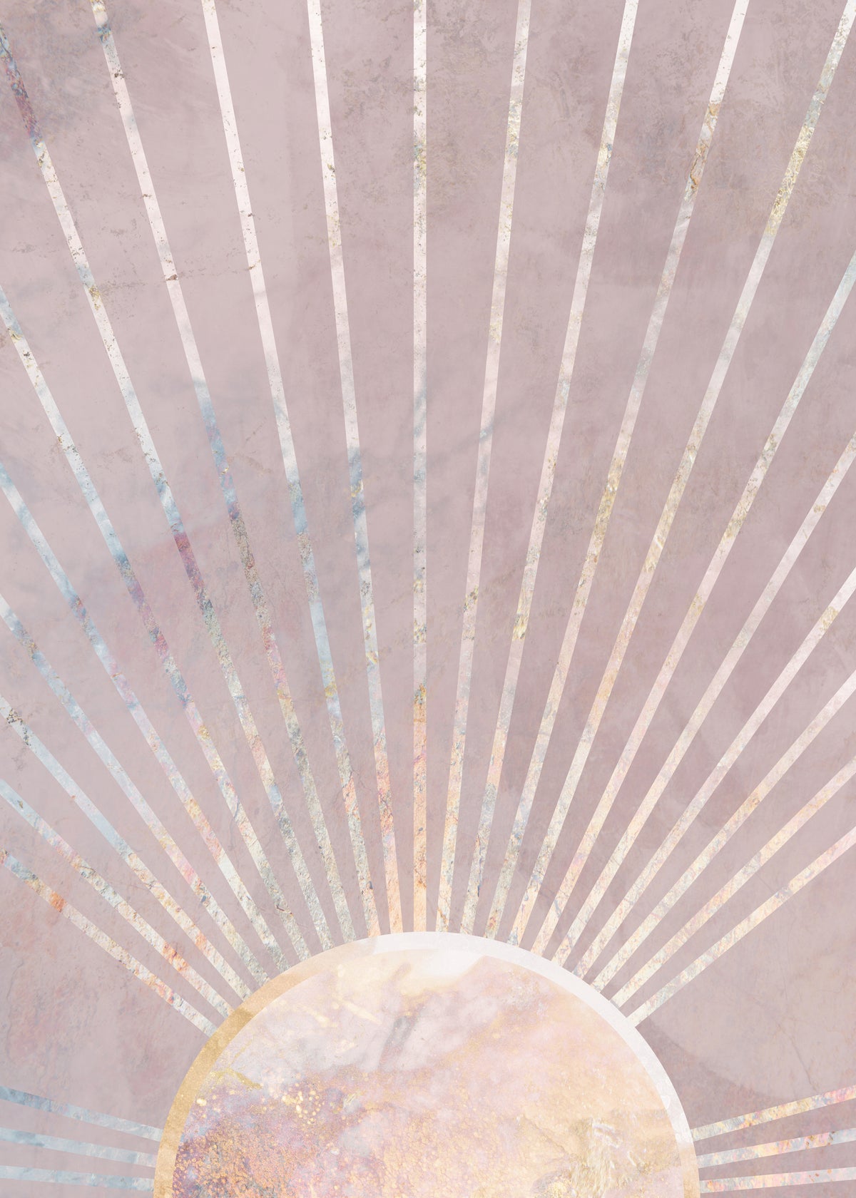 Pink Boho Sunrise 1 - Unframed art print