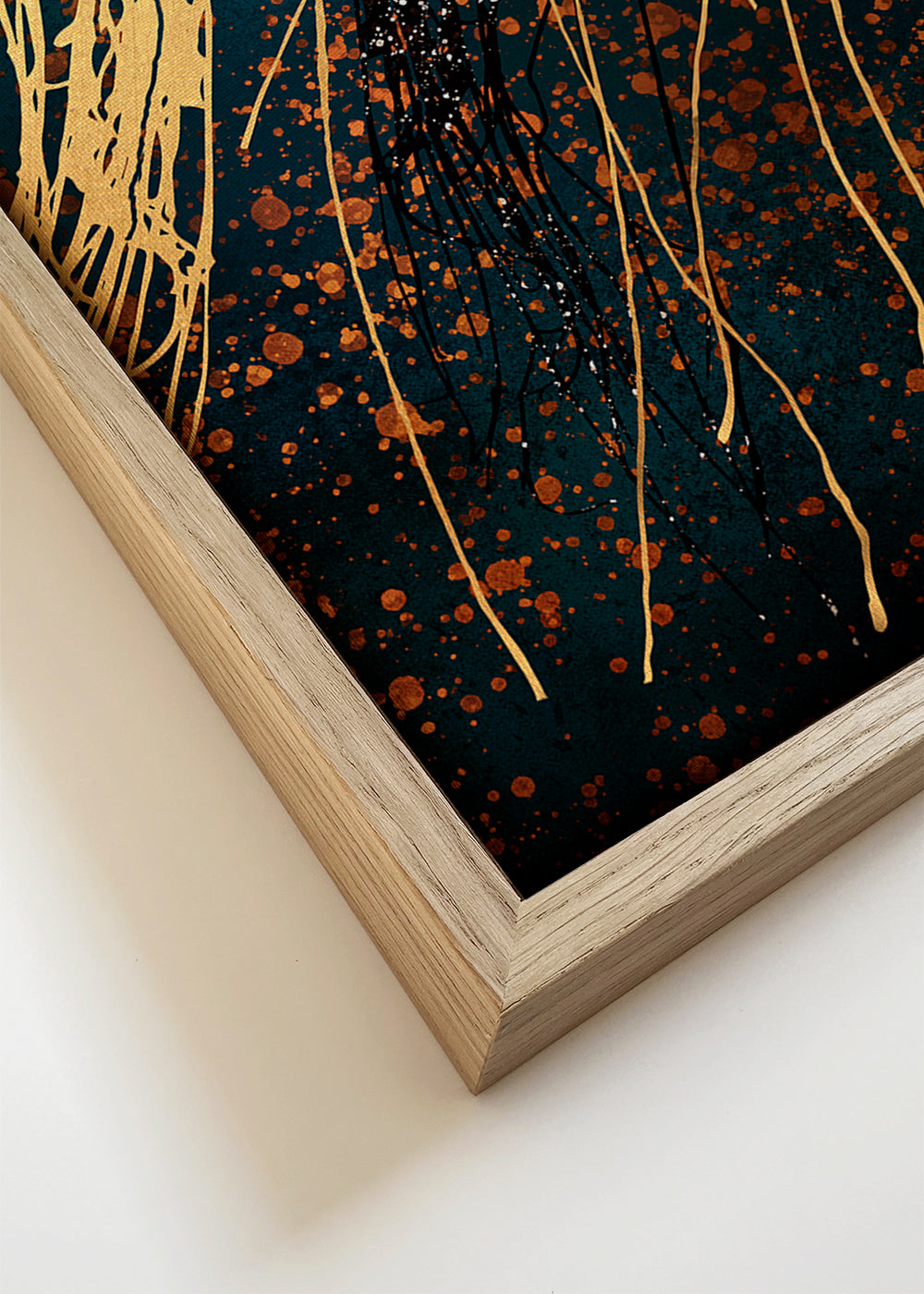 Arte para paisagem com medusas metálicas
