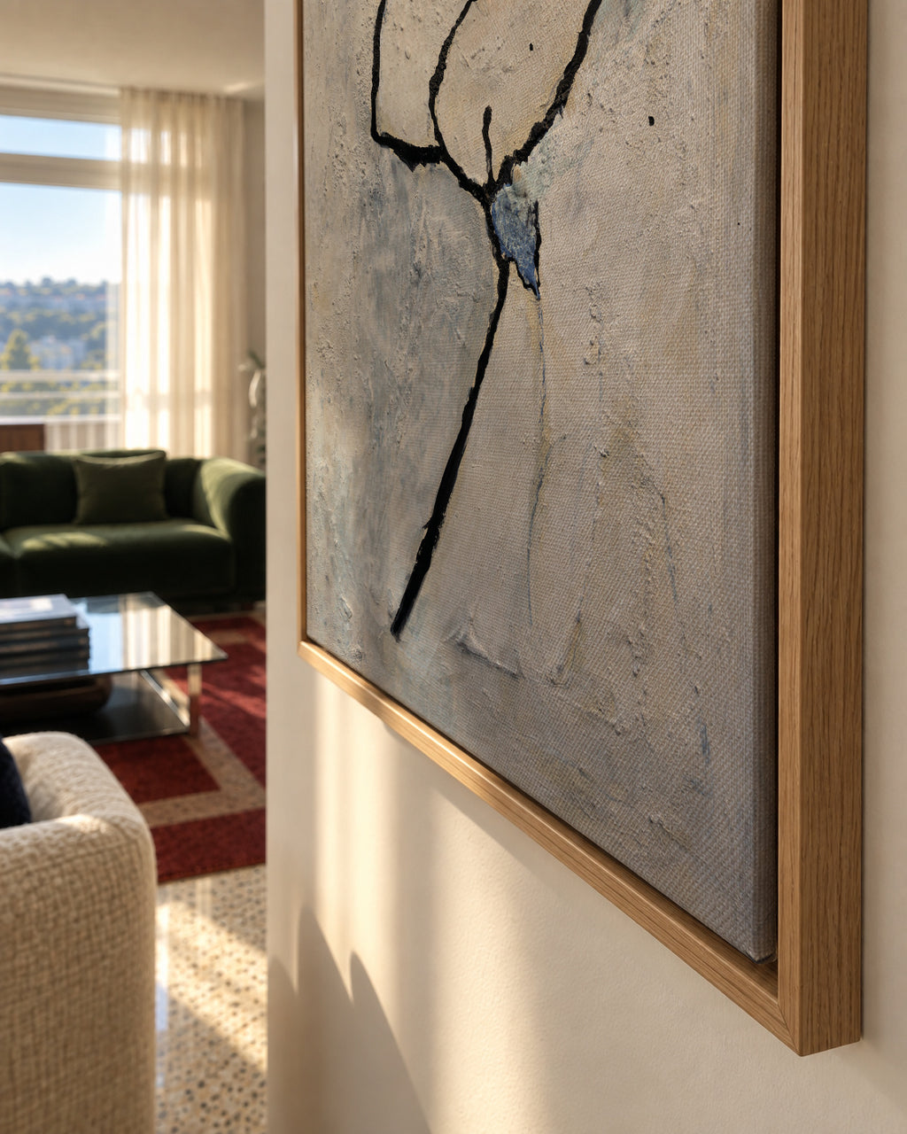 Dogaluz - Framed canvas detail