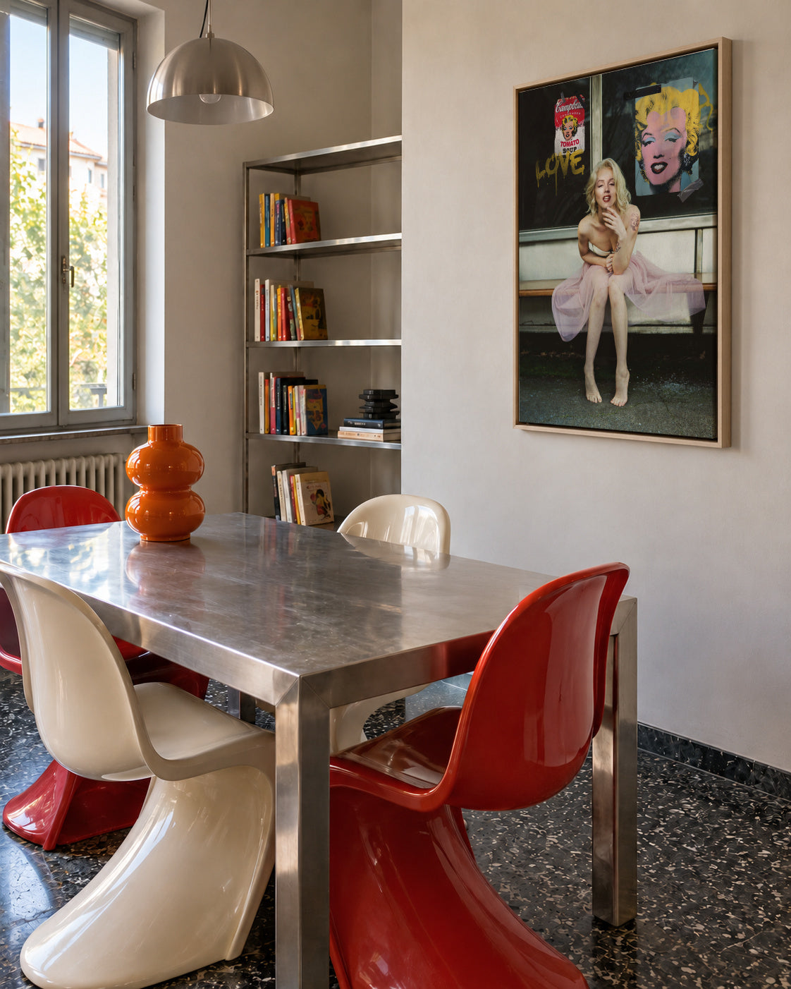 New Marilyn - Framed canvas in an interior