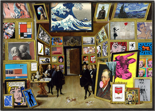 Colagem de ícones da galeria