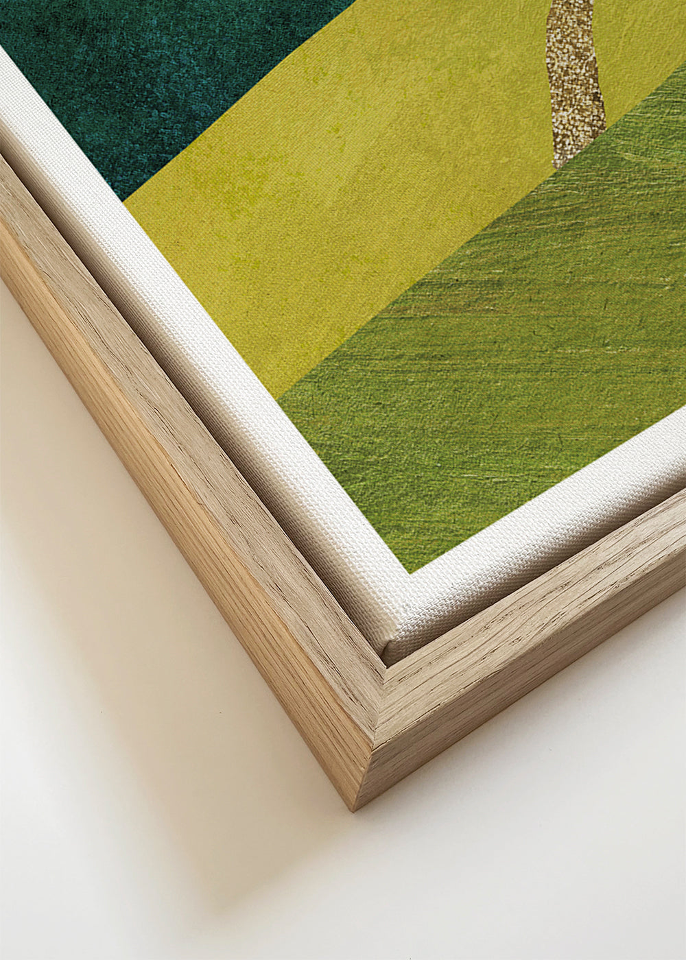 Quadro de paisagem com caminho e casinha