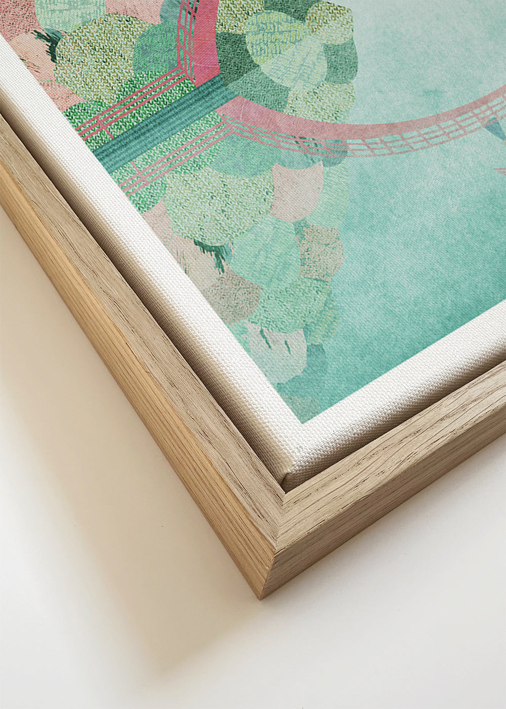 Arte paisagística: ponte japonês com reflexo