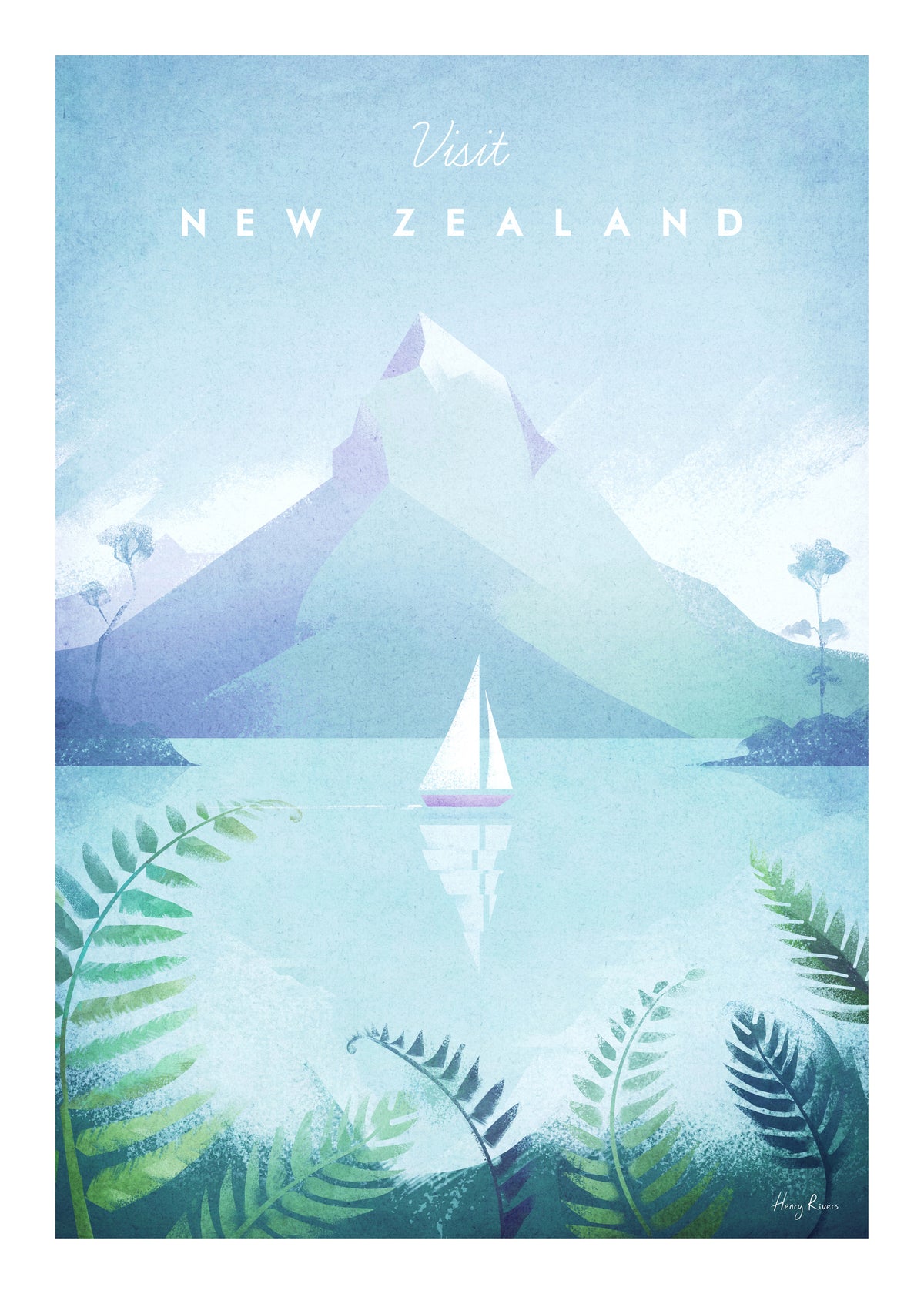 New Zealand - Unframed art print