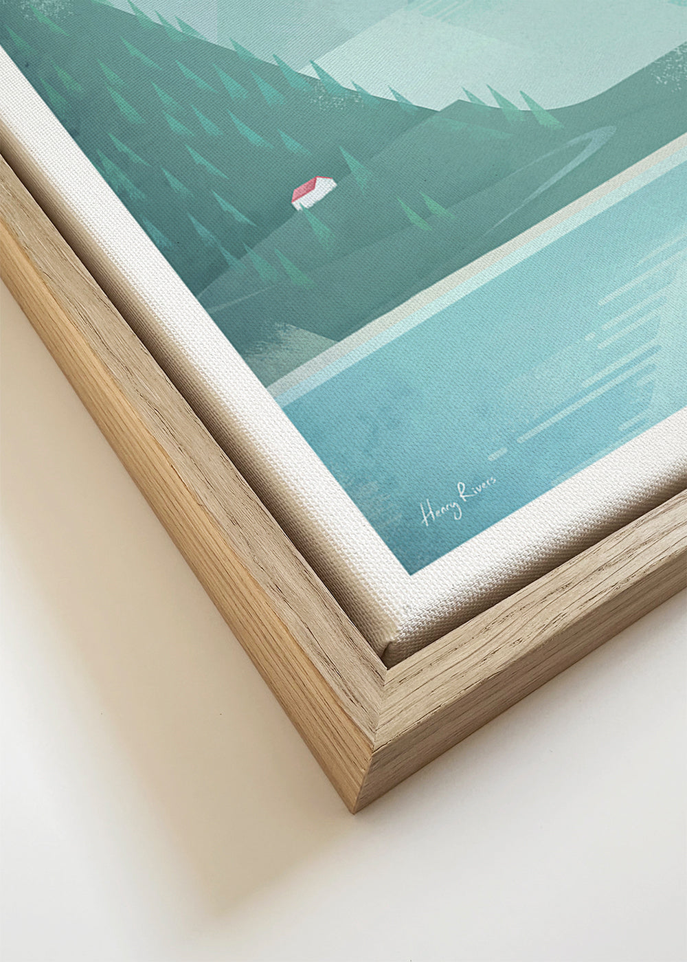 Quadro paisagem: Noruega poster com fiorde