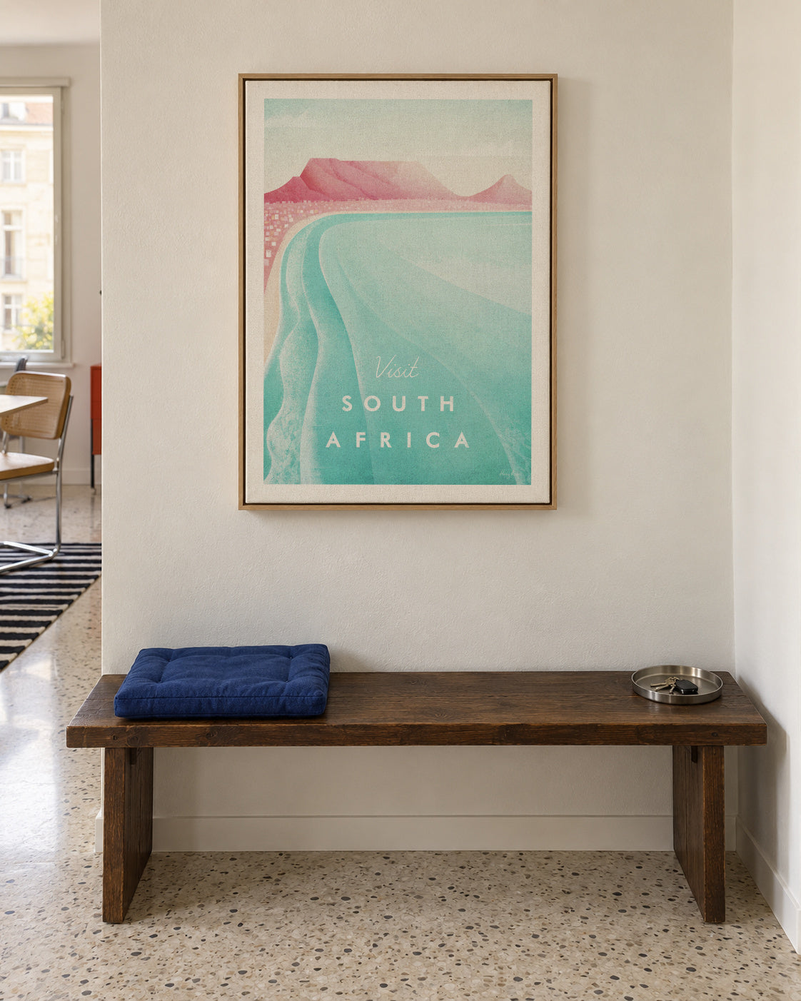South Africa - Framed canvas in an interior