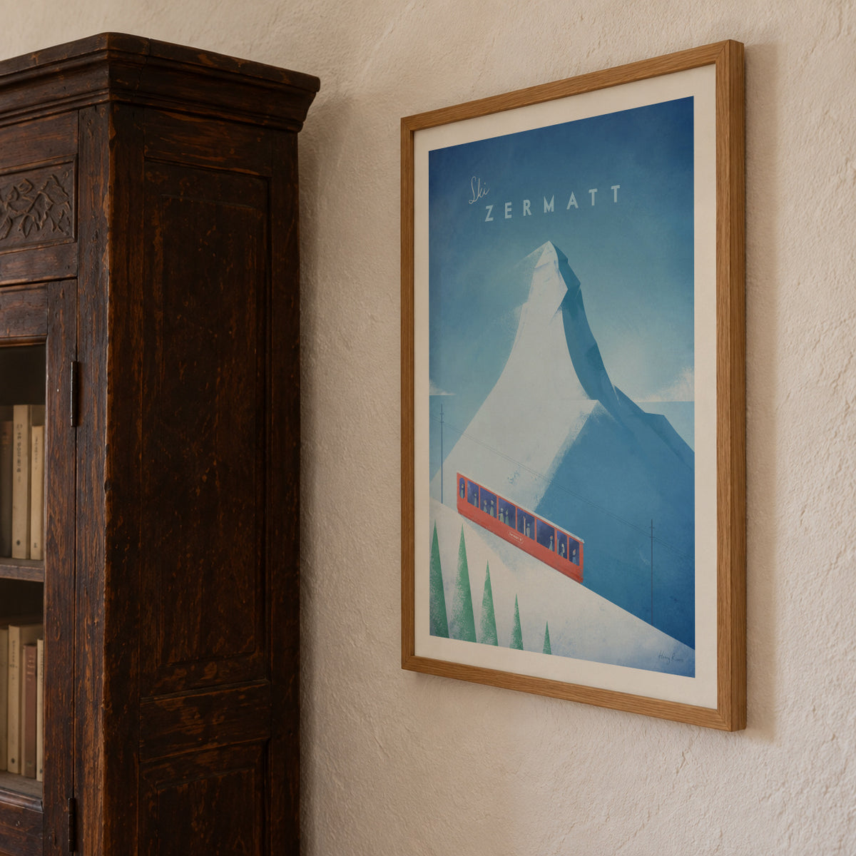 Zermatt - Framed poster detail
