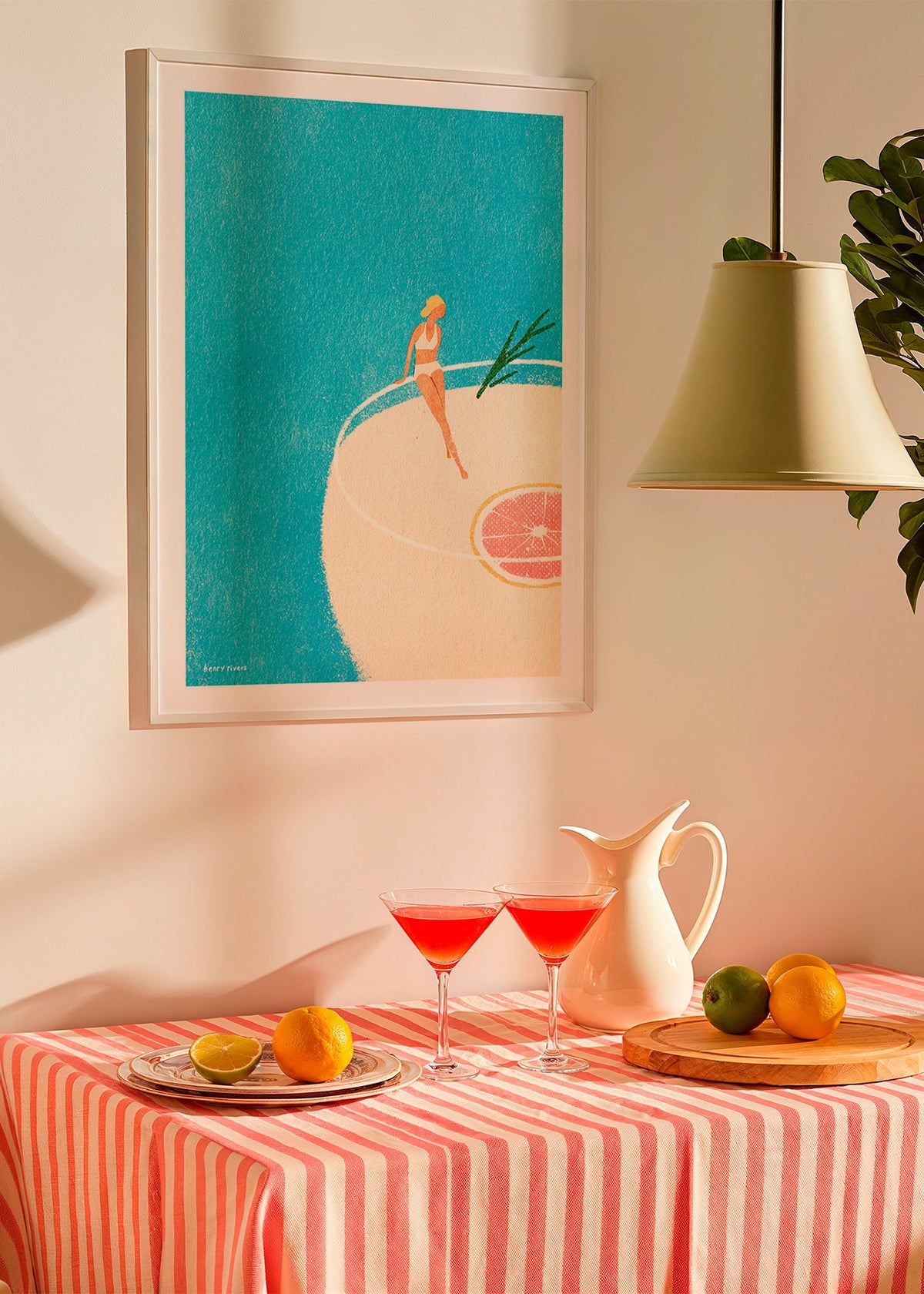 Arte para cozinha Gin Tonic ilustrado com figura – Product2