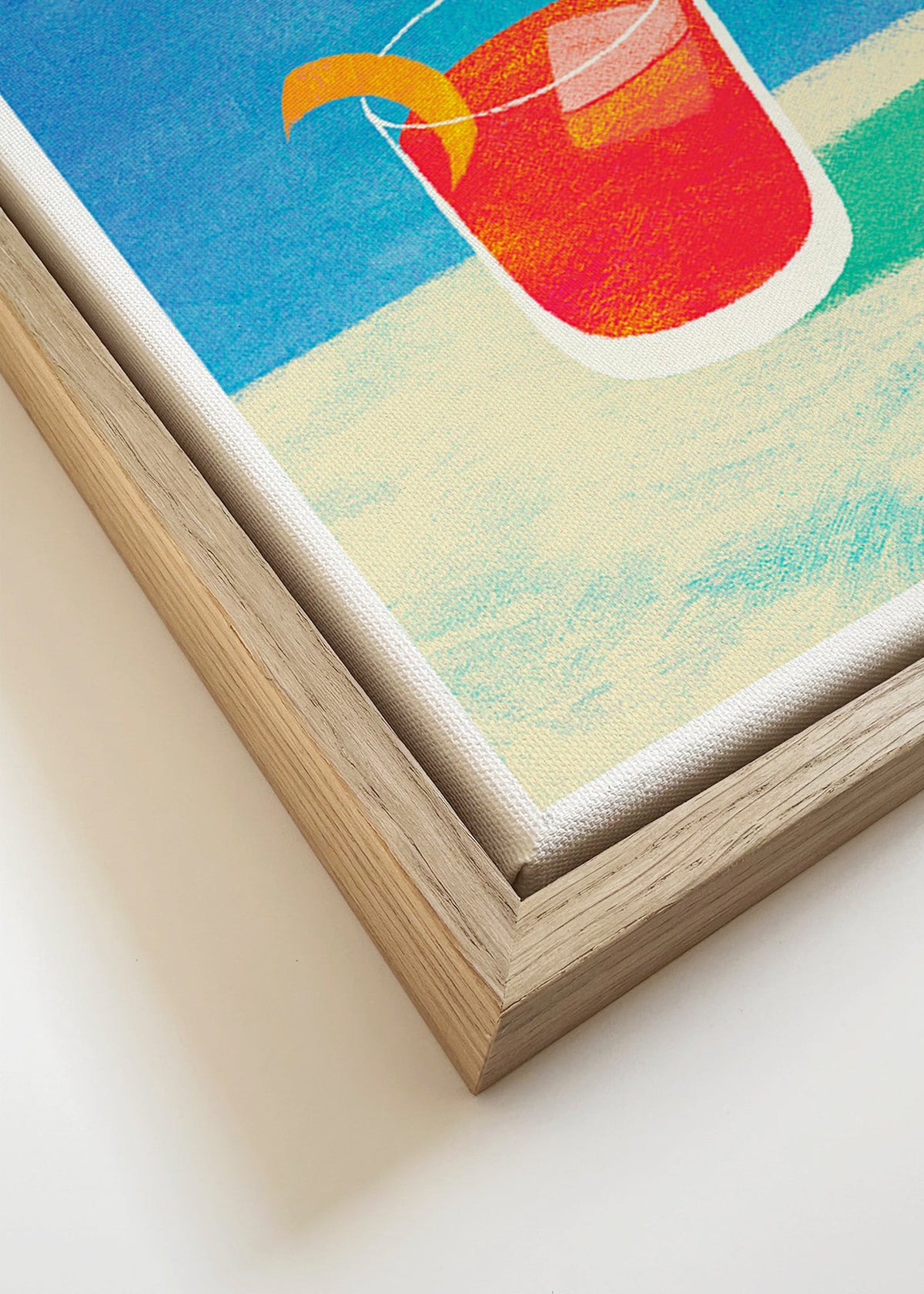 Arte para cozinha Negroni com mergulhadora – Canvas detail