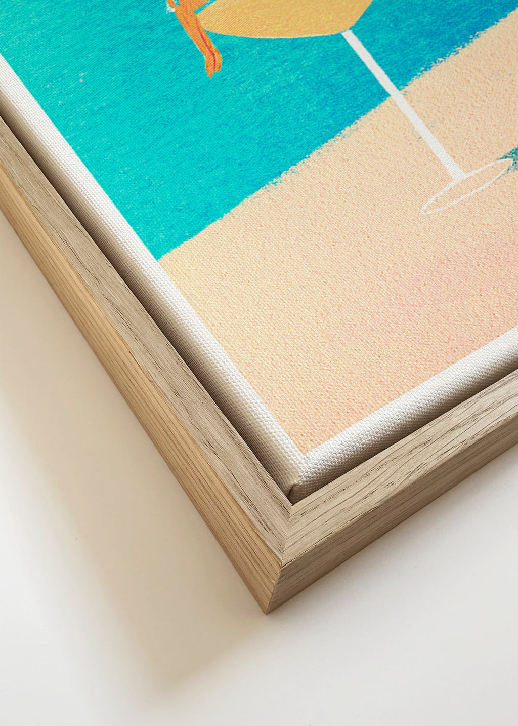 Arte para cozinha: Margarita em copo ilustrada – Canvas detail