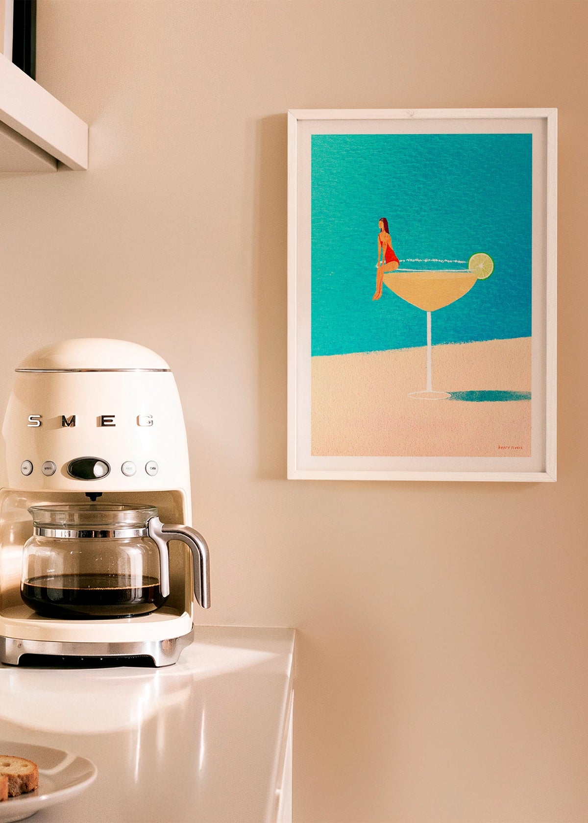 Arte para cozinha: Margarita em copo ilustrada – Product2