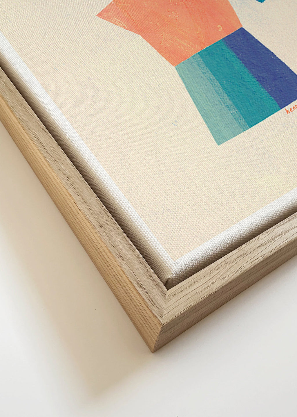 Arte para cozinha: moka e silhueta divertida – Canvas detail