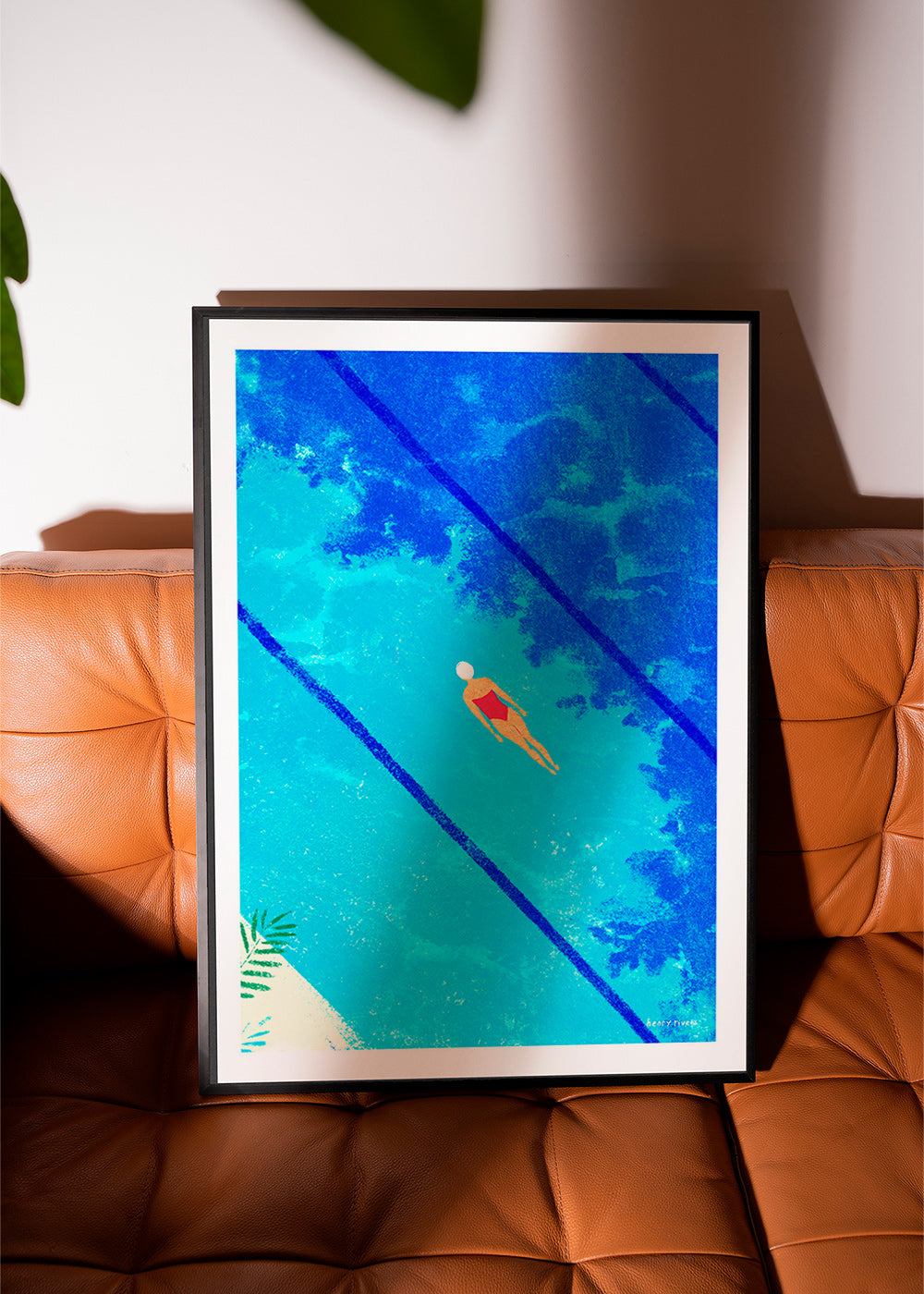 Ilustração nadadora na piscina – Product3