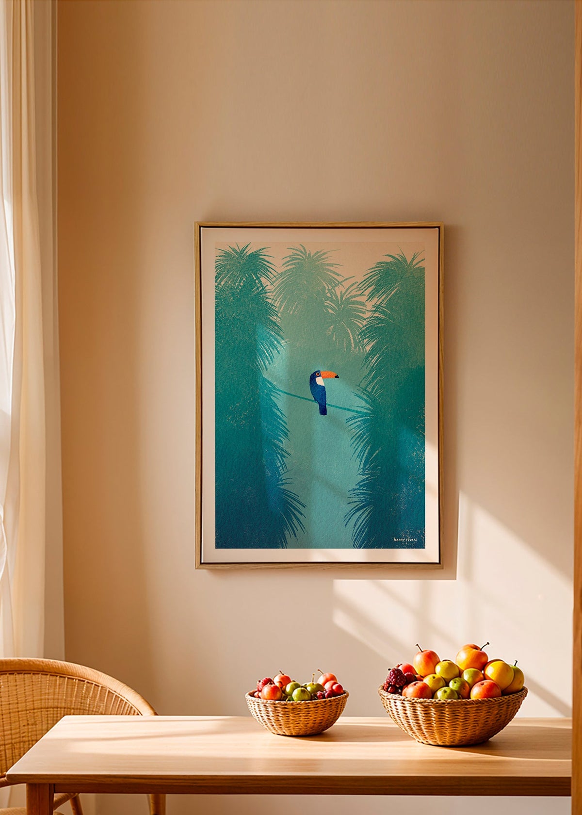 Tucano em ramo tropical – Canvas2