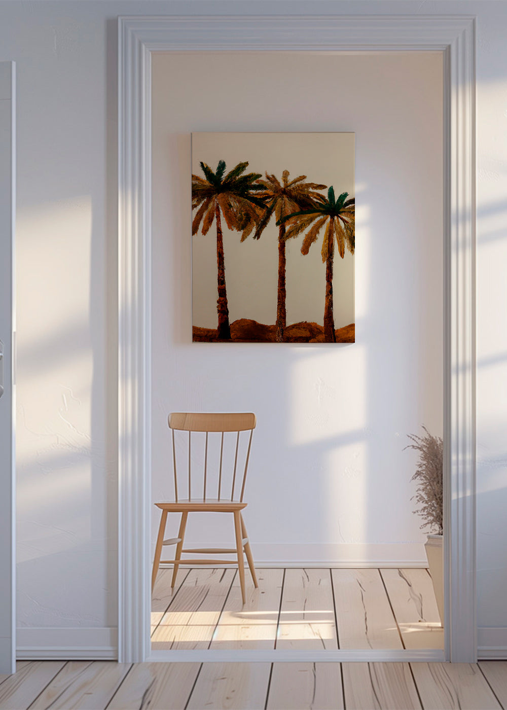 Palm trio