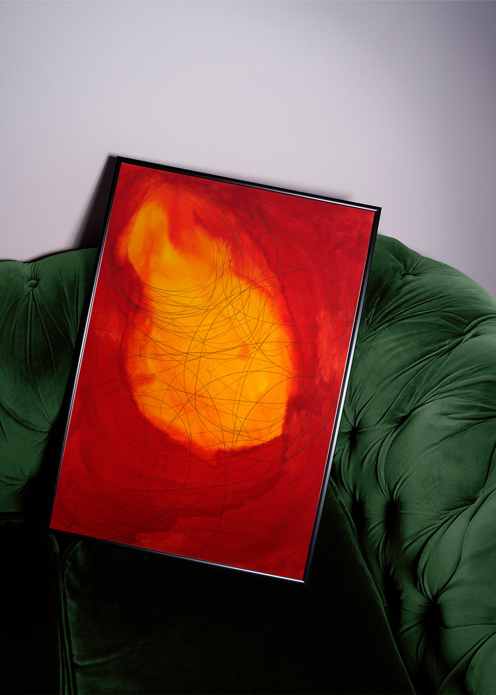 Quadro abstrato vermelho e amarelo – Product3
