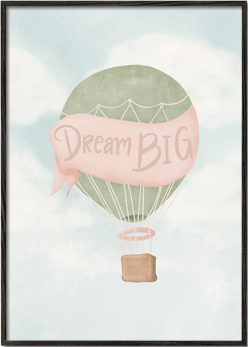 Lâmina infantil com balão e texto