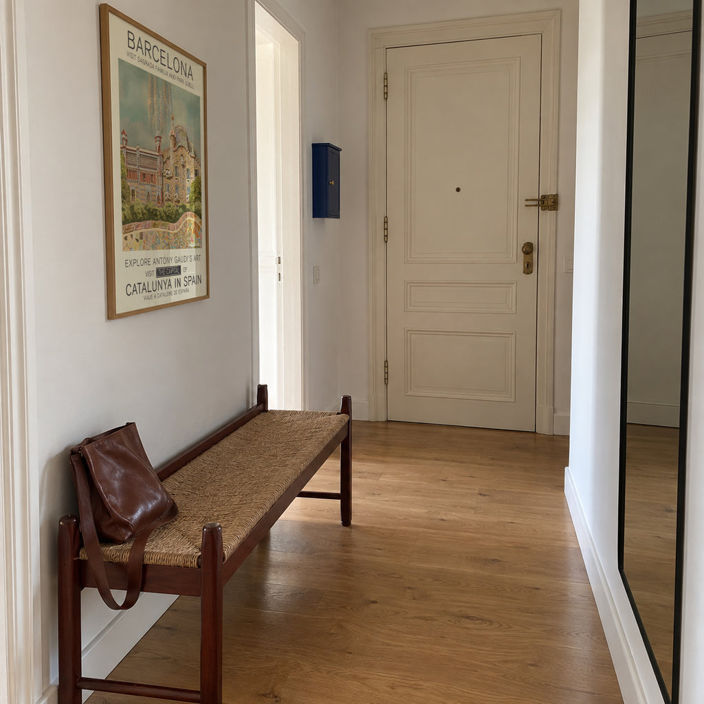 Barcelona print - Framed poster in an interior