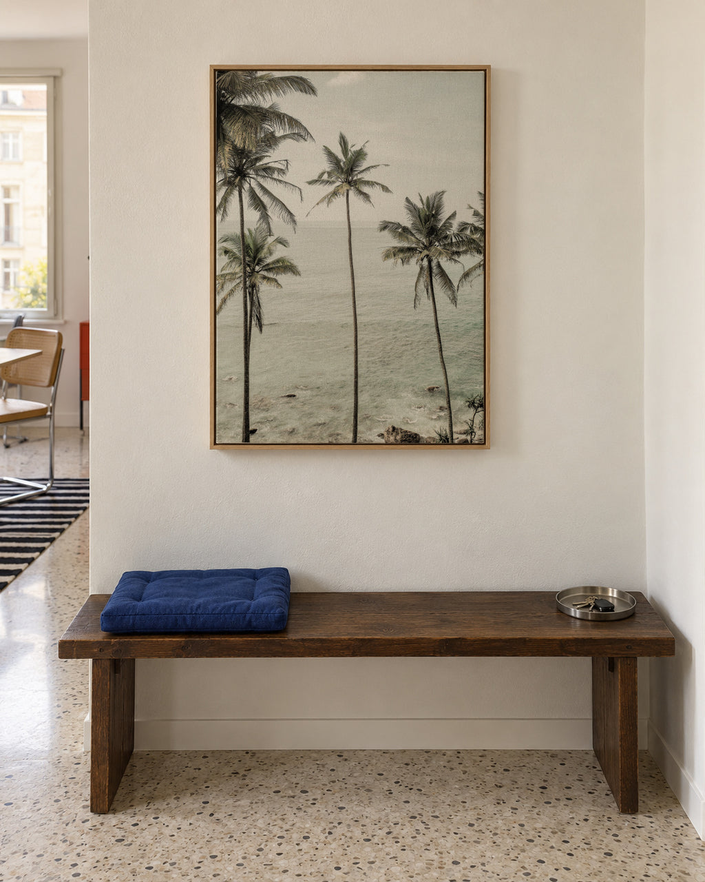 Tropical Dreams - Framed canvas in an interior